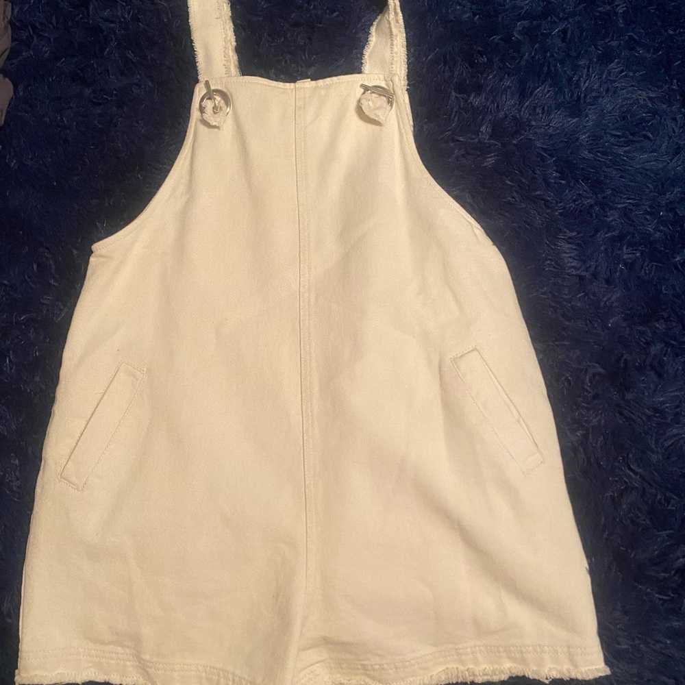 Boutique overall cream color worn once perfect for summer